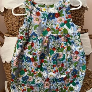 Baby Boden Blue Floral Kids Dress
